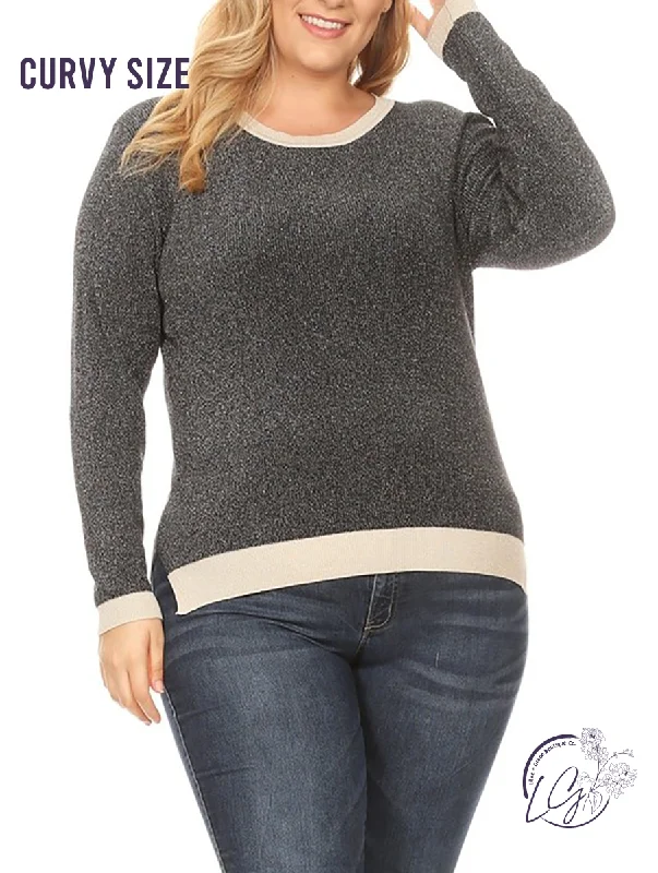 Curvy For Now Long Sleeve Bold Women's Statement