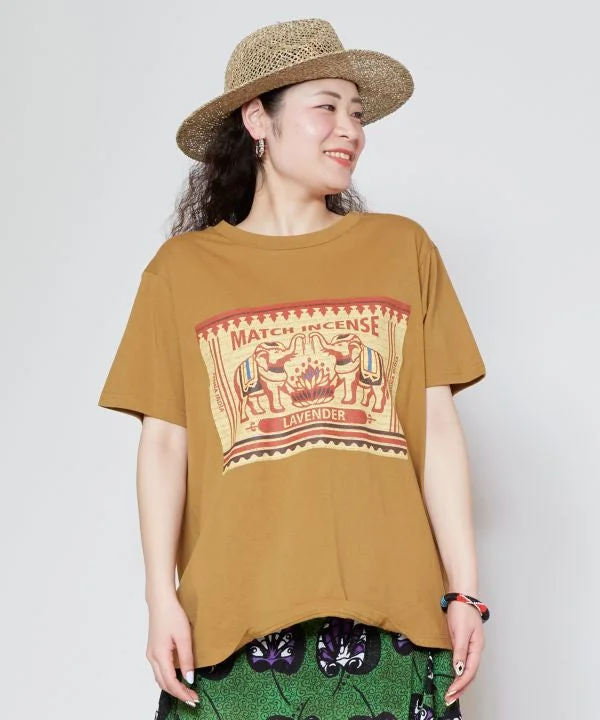 Match Incense Package Tee - M Casual Women's Japanese 