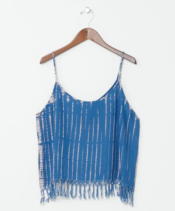 Tie Dye Cropped Camisole Laid - back Women's Vibe
