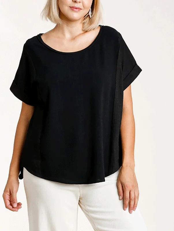 Curvy Feeling Confident Short Sleeve Top Dapper Women's 1920S