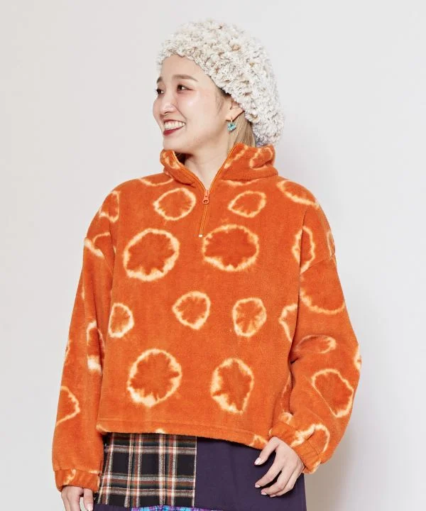 Fleece Half Zip Top Youthful Women's Pop