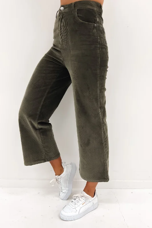 Camilla Cord Pant Khaki