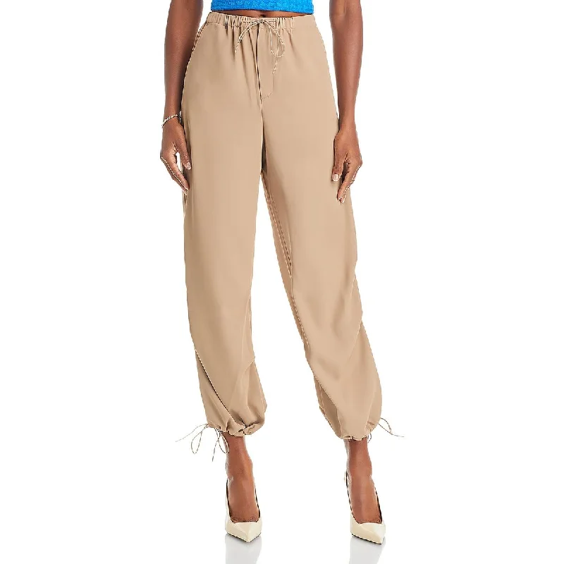 Line & Dot Womens High Rise Stretch Jogger Pants