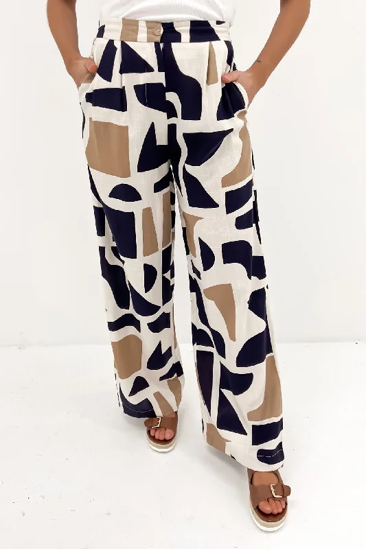 Pyper Pant Beige Multi