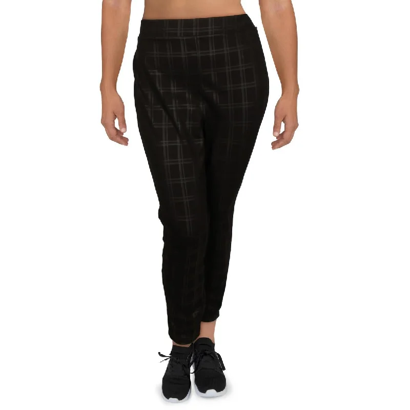 Vince Camuto Womens Plus Plaid Pull On Leggings