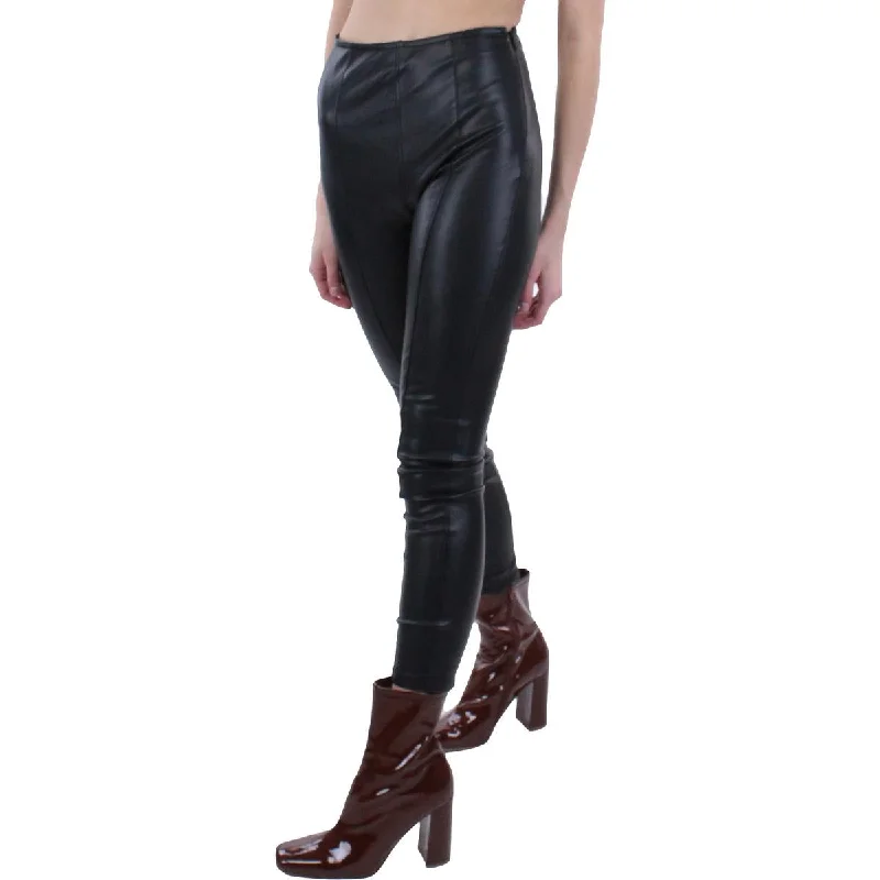 We The Free Womens Faux Leather High Waist Skinny Pants