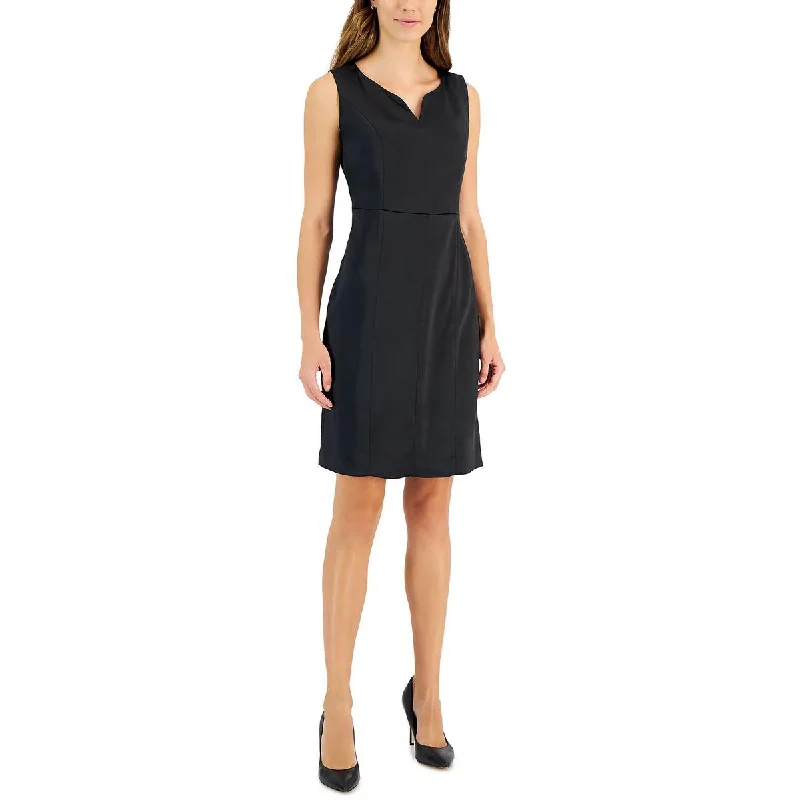 Kasper Womens Satin Knee-Length Sheath Dress performance