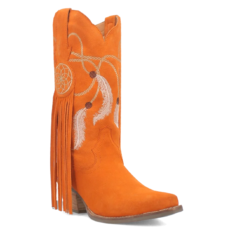 Online Exclusive | Dingo | Day Dream Leather Boot in Orange**PREORDER