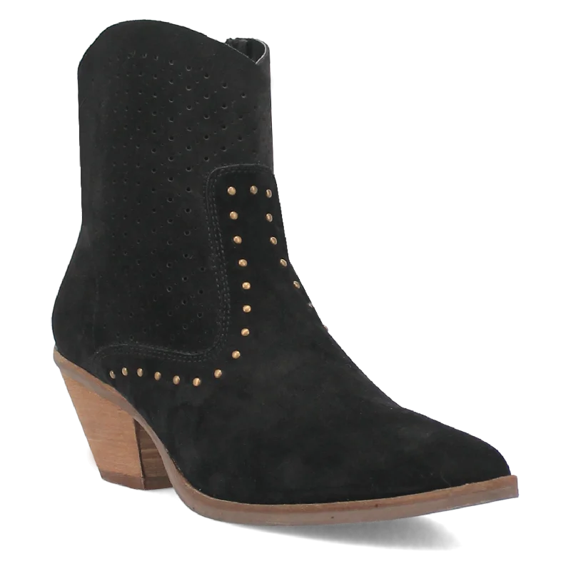 Online Exclusive | Dingo | Miss Priss Leather Boot in Black **PREORDER