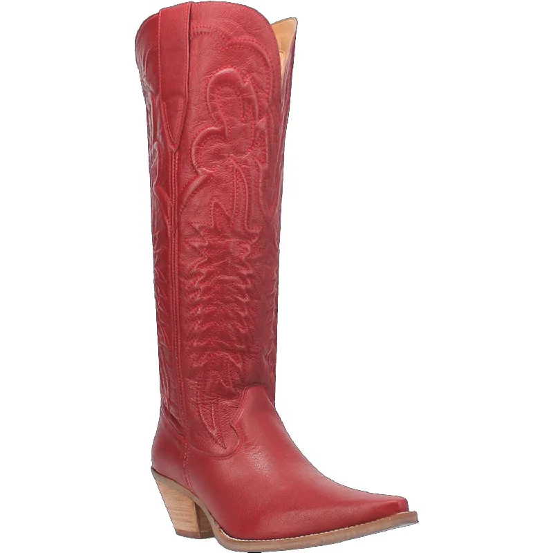 Online Exclusive | Dingo | Raisin Kane Cowboy Boot in Red  **PREORDER