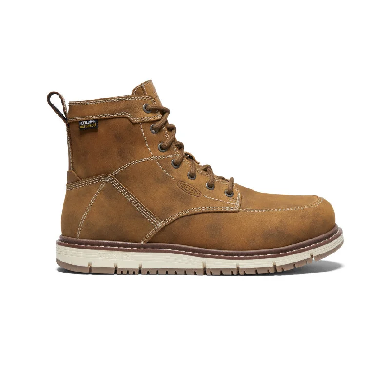 Women's San Jose 6" Waterproof Boot (Aluminum Toe)  |  Almond/Gum