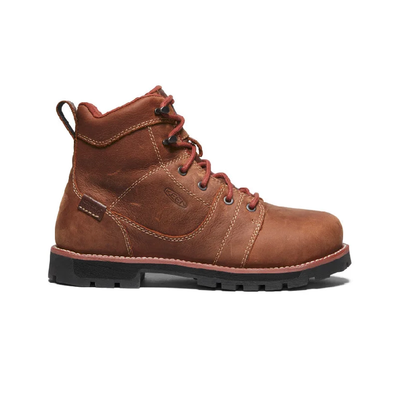 Women's Seattle 6" Waterproof Boot (Aluminum Toe)  |  Gingerbread/Black